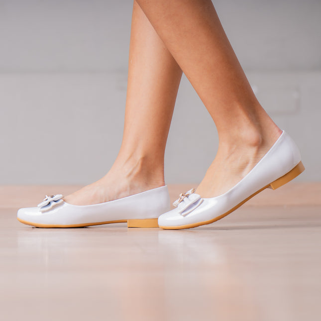 Ballerinas Mujer Safiya - Blanco Charol