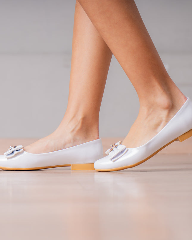 Ballerinas Mujer Safiya - Blanco Charol