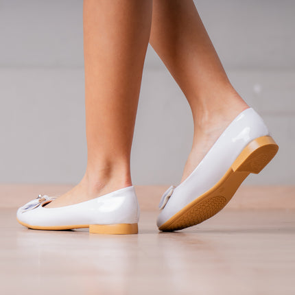 Ballerinas Mujer Safiya - Blanco Charol