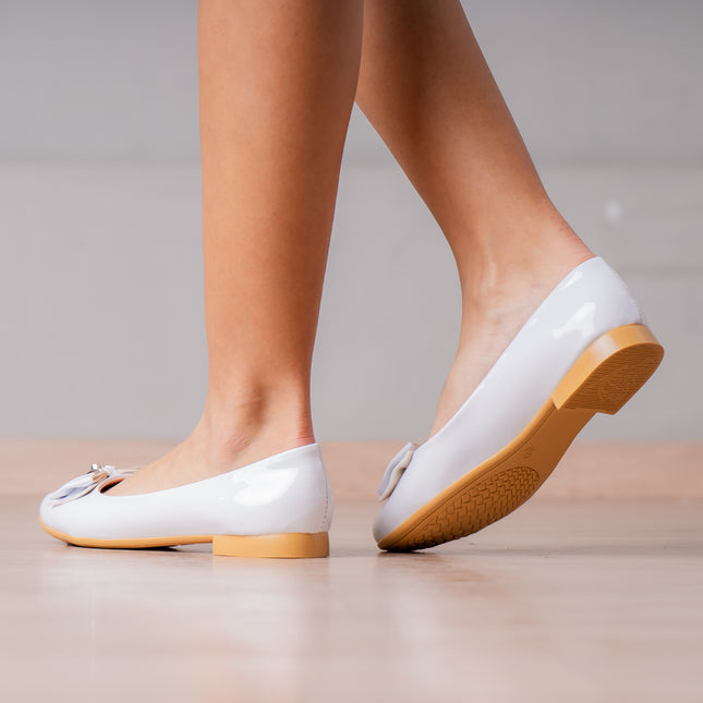 Ballerinas Mujer Safiya - Blanco Charol