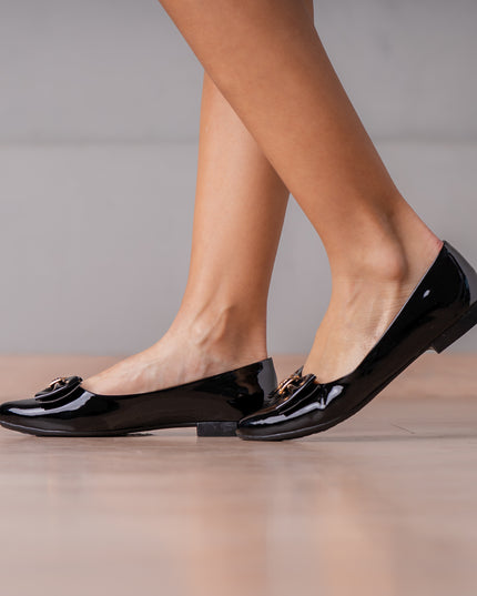 Ballerinas Mujer Safiya - Negro Charol