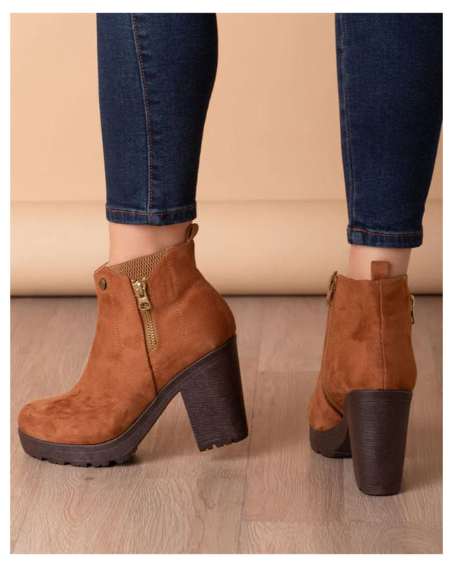Botas Belgrado - Camel Gamuza