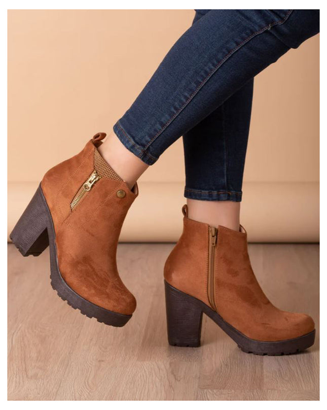 Botas Belgrado - Camel Gamuza