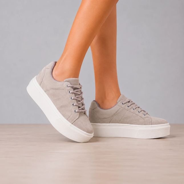 Zapatillas Urbanas Mujer Belice - Plomo