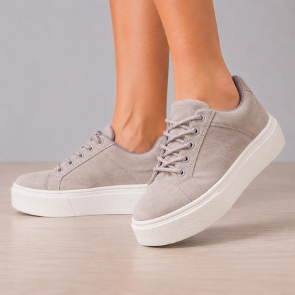 Zapatillas Urbanas Mujer Belice - Plomo