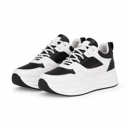 Zapatillas Urbanas Mujer Beneah - Blanco Negro
