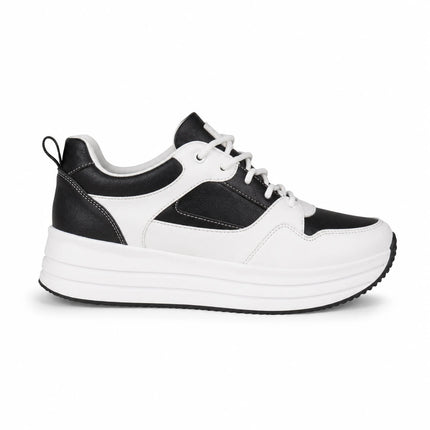 Zapatillas Urbanas Mujer Beneah - Blanco Negro