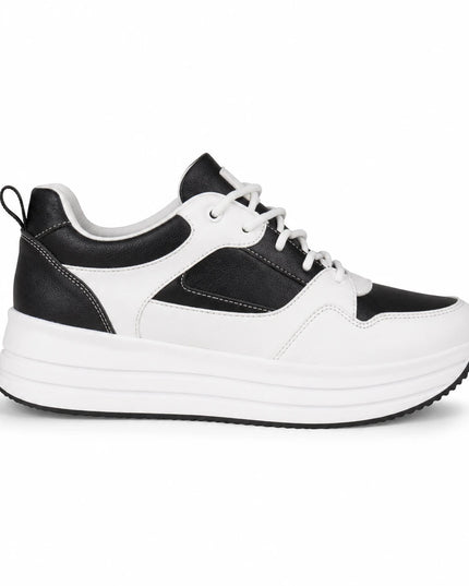 Zapatillas Urbanas Mujer Beneah - Blanco Negro