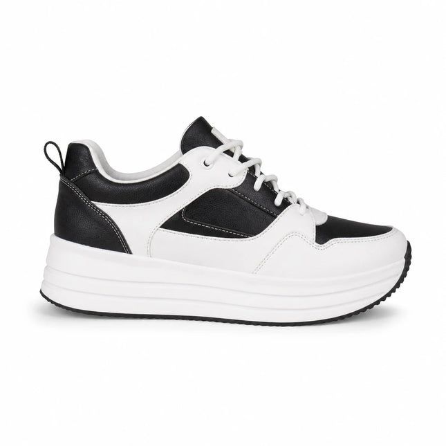 Zapatillas Urbanas Mujer Beneah - Blanco Negro