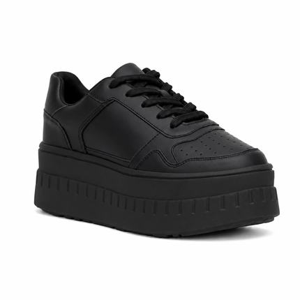 Zapatillas Urbanas Mujer Benetton - Negro