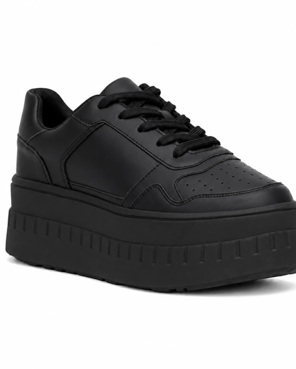 Zapatillas Urbanas Mujer Benetton - Negro