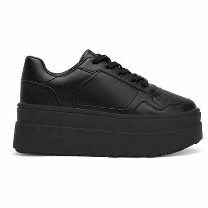 Zapatillas Urbanas Mujer Benetton - Negro