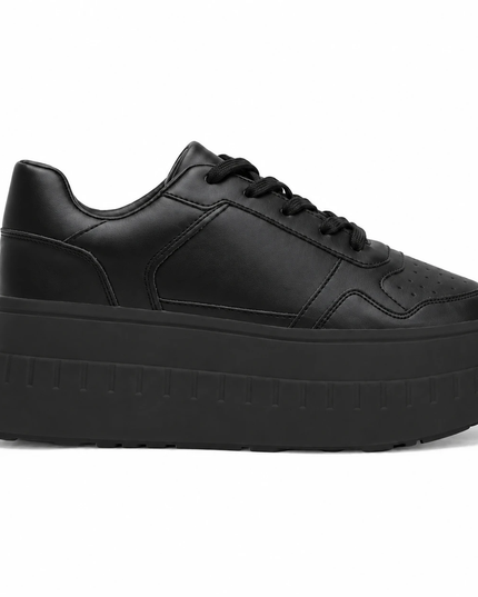 Zapatillas Urbanas Mujer Benetton - Negro
