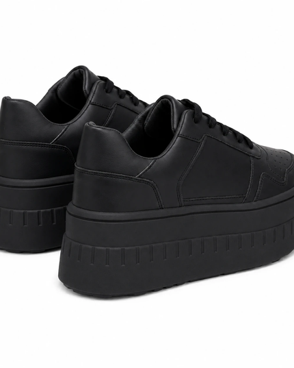 Zapatillas Urbanas Mujer Benetton - Negro