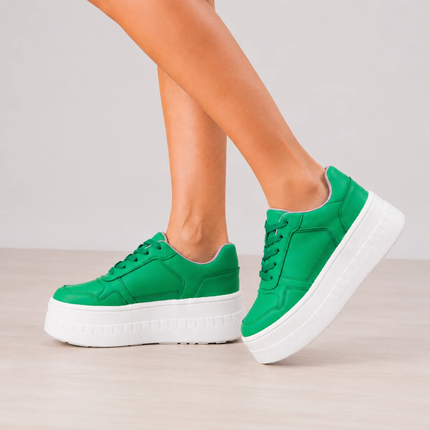 Zapatillas Urbanas Mujer Benetton - Verde