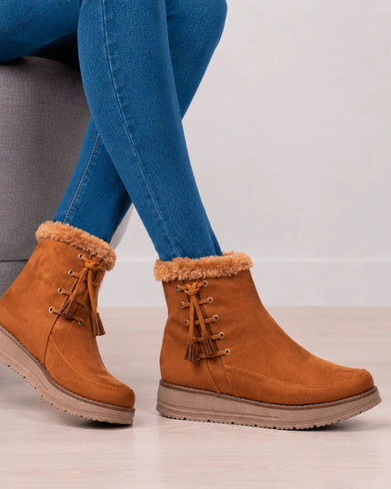Botines Mujer Beni - Camel