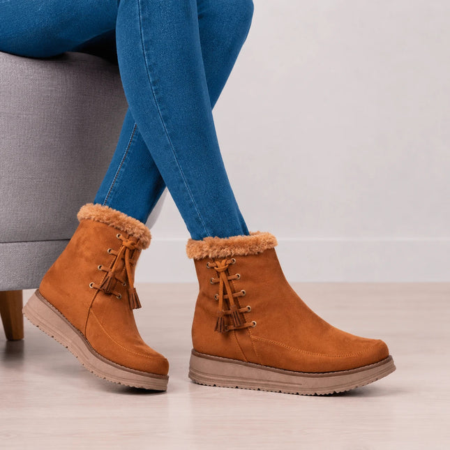 Botines Mujer Beni - Camel