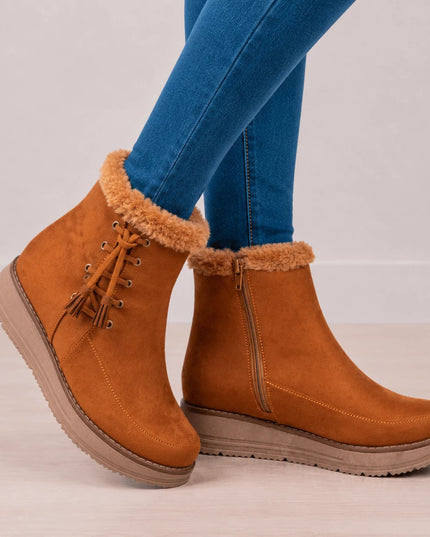 Botines Mujer Beni - Camel