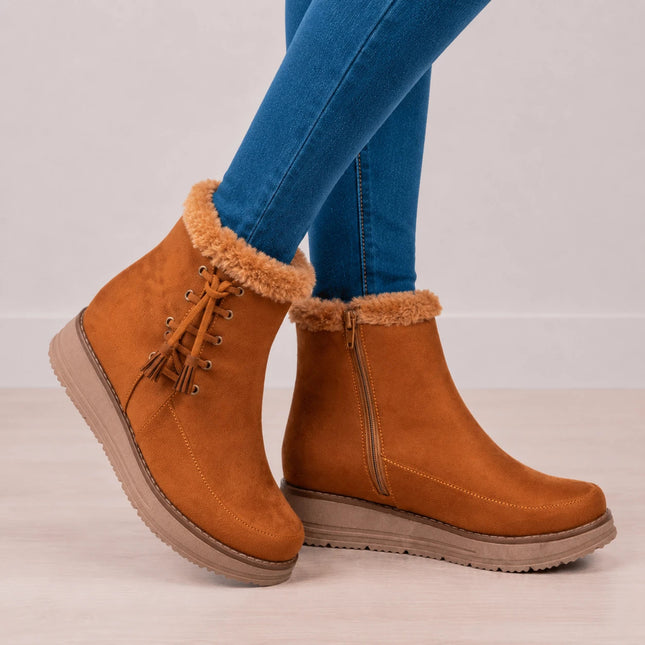 Botines Mujer Beni - Camel