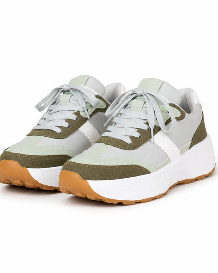 Zapatillas Urbanas Mujer Berzobit - Verde