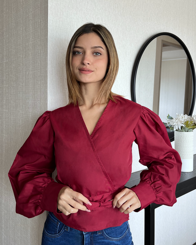 Blusa Katrina - Guinda