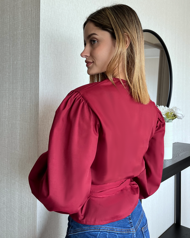 Blusa Katrina - Guinda
