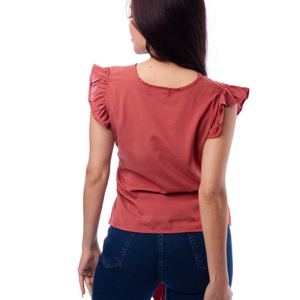 Blusa Eila - Ladrillo