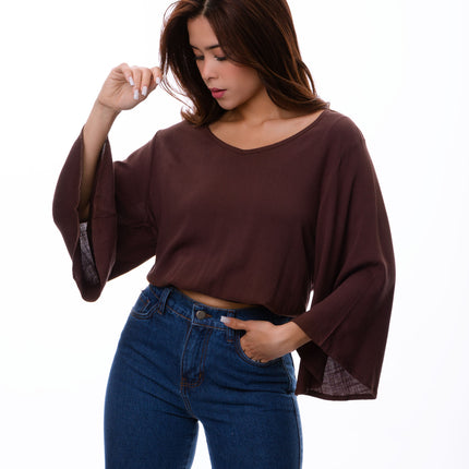 Blusa Eman - Marrón