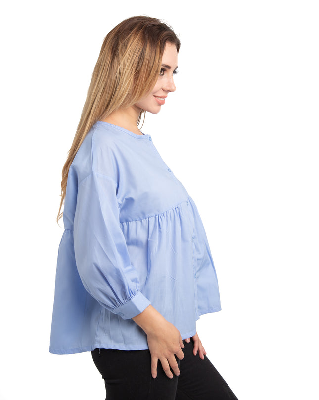 Blusa Jules - Celeste