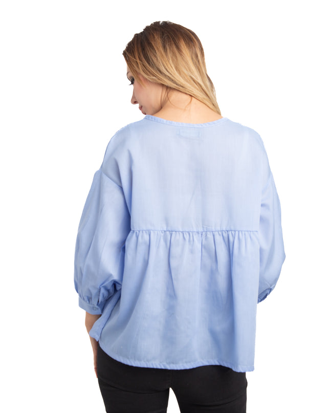 Blusa Jules - Celeste
