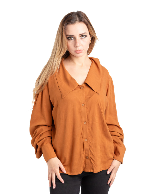 Blusa Lu - Marrón