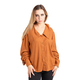 Blusa Lu - Marrón