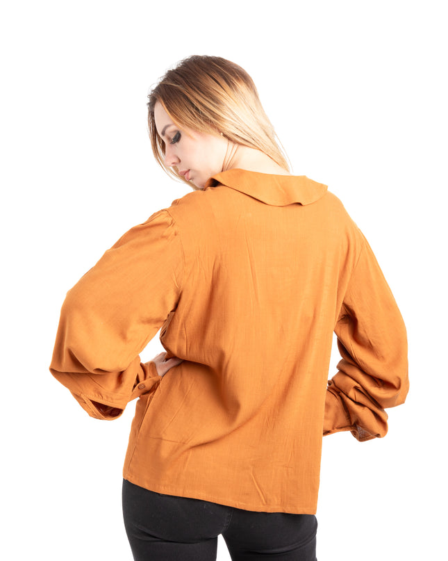 Blusa Lu - Marrón