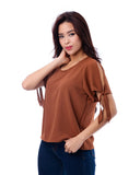 Blusa Xiari - Marrón