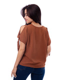 Blusa Xiari - Marrón