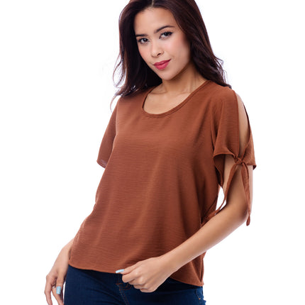 Blusa Xiari - Marrón