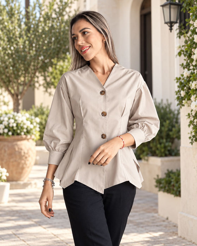 Blusa Ainoa - Beige