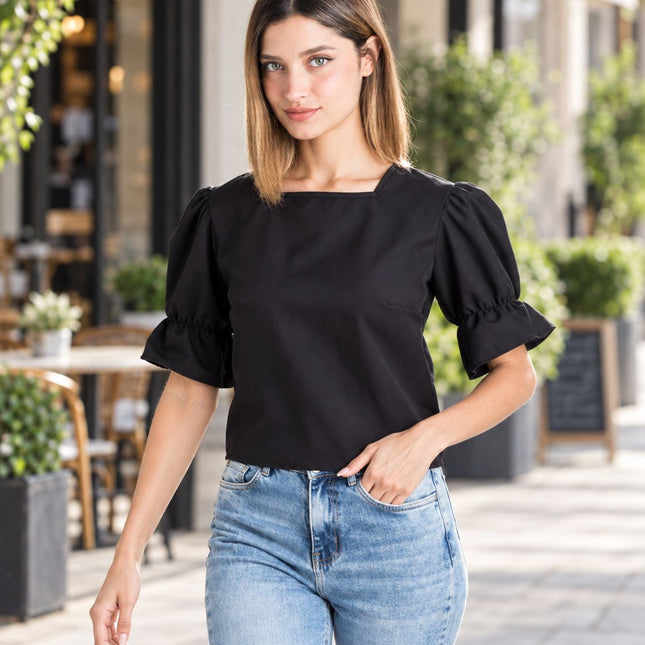 Blusa Esmery - Negro