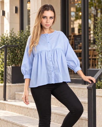 Blusa Jules - Celeste