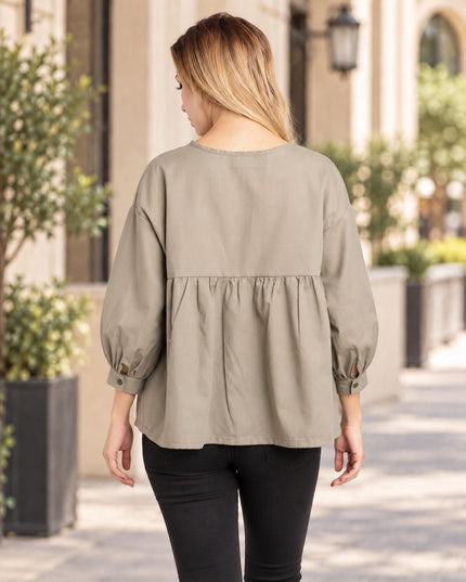 Blusa Jules - Militar