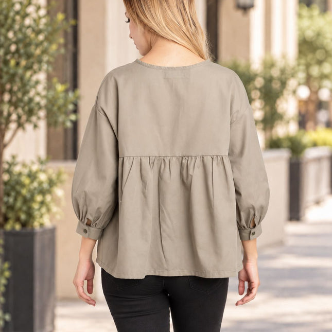 Blusa Jules - Militar