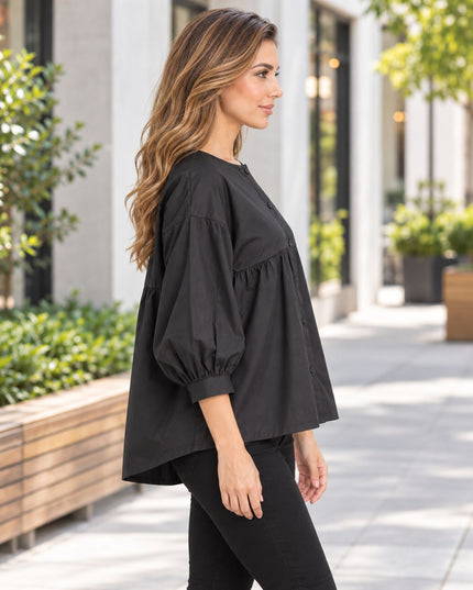 Blusa Jules - Negro