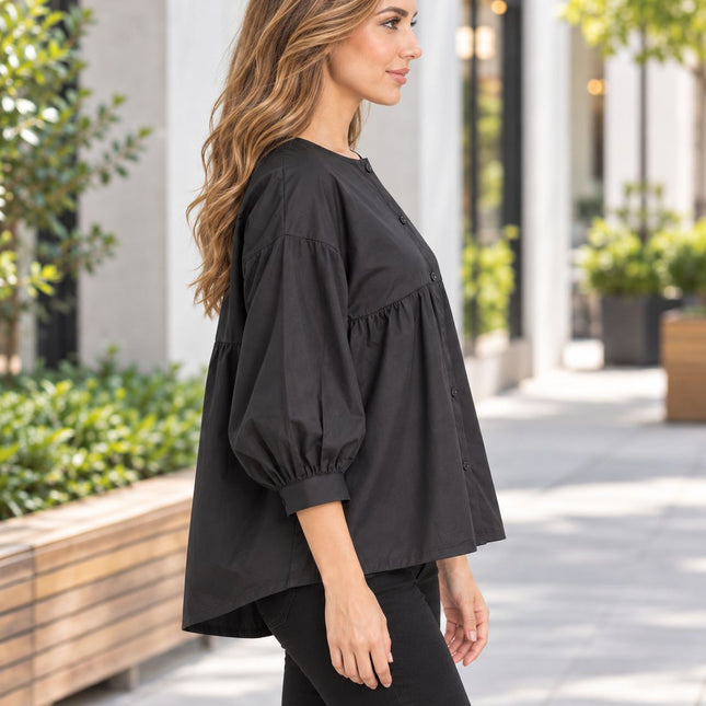 Blusa Jules - Negro