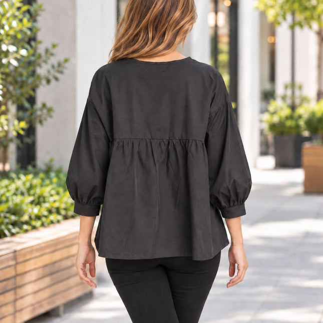 Blusa Jules - Negro
