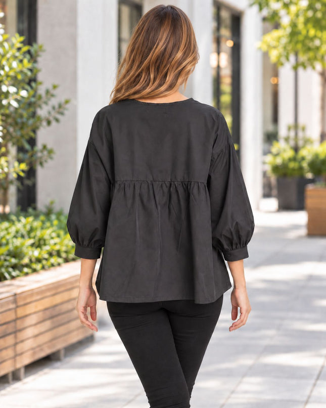 Blusa Jules - Negro