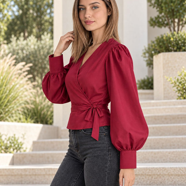 Blusa Katrina - Guinda