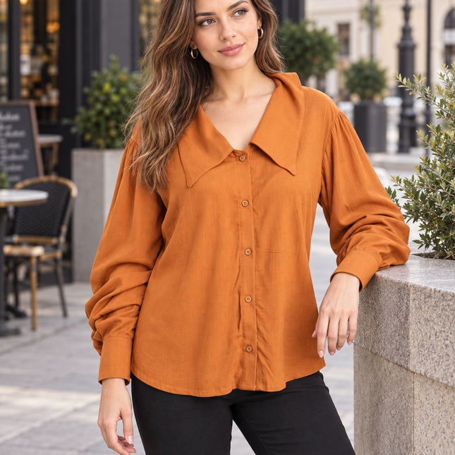 Blusa Lu - Marrón