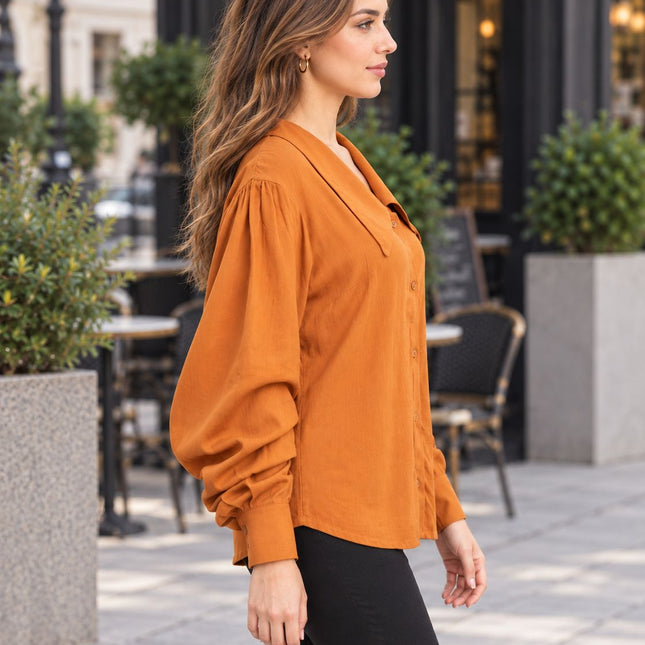 Blusa Lu - Marrón