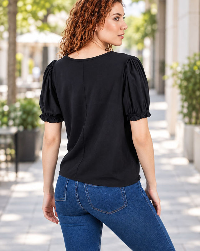 Blusa Raysi - Negro