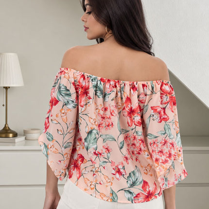 Blusa Xiomi - Anaranjado